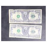2 Novelty One Million Dollar Bills Faux Currency