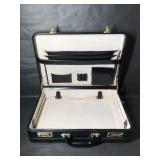 SAGAKH Executive Black Leather Brief Case