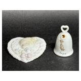 Birth Stone Thimble & Precious Memories Heart Pin