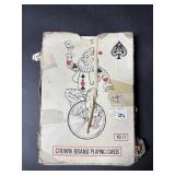 Vintage Extra Large Crown Brand Playing Cards