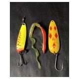 Krocodile Lure, Dardevle Spoon Lure, Rapala Spoon