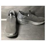 SKETCHERS Black Slip-In Wide Fit Casual Shoes