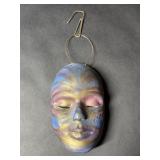 Small Clay Face Wall Mask