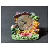 Teddy Bear Resin Quartz 3-D Clock