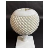 Westmoreland Hobnail Milk Glass Ivy Ball Vase