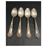 Set of 4 Oneida Community Reliance Plate A1 Spoons