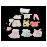 Vintage Baby Doll Clothes Bonnets Dresses