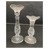 Noritake Hampton Hall Lead Crystal Candlesticks