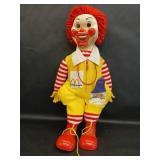 Vintage 1978 Hasbro Ronald McDonald Plush Doll