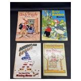 Set of 4 Vintage Childrenï¿½s Book Featuring Rabbits