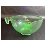 Vintage D&B Uranium Glass Mixing Bowl