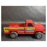Vintage Tonka Striped Red Metal Pickup