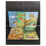 3 A Big Golden Books & 2 A Golden Books; Disney