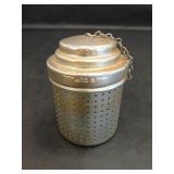 Vintage Aluminum Tea Strainer w Measure Markings
