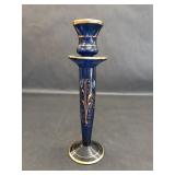 Vintage Cobalt Blue Glass Candle Handle