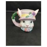 90s Vintage Avon Easter Bunny Mug Ceramic