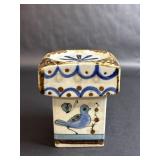 Ken Edwards Tonala Pottery Square Candleholder