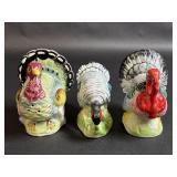 Japan Ceramic Turkey Salt Pepper Shakers