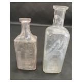 Vintage Pharmaceutical Empty Glass Bottles