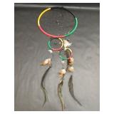 Three Tier Dreamcatcher with Beads and Feathers