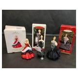 3 Barbie Themed Hallmark Keepsake Ornaments