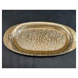 Vintage Kensington Oval Aluminum Tray