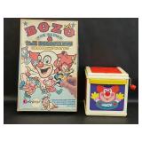 Vintage Jack in the Box & Colorforms Play Set