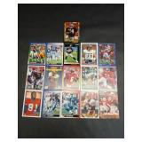 18pc Collection of Rookie Football Trading Cards