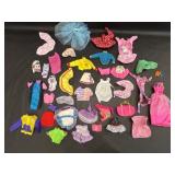 Vintage Barbie Clothing Skirt Jacket Shoes