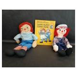Vintage 1988 Raggedy Andy Applause Stuffed Toy