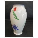 FTD Ceramic Hand Painted Floral Vase
