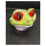1997 Rainforest Cafe Cha Cha Red Eye Tree Frog Mug