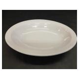 Buffalo China White Oval Serving Bowl