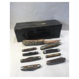 Pocket Knife Collection and Bankers Box Pocket Knife Collection and Bankers Box
