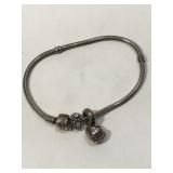 Pandora Bracelet With Retired Charm Pandora Bracelet With Retired Charm