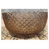 Vintage Pink Glass Bowl
