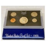 1968 US 5 Coin Mint Proof Set