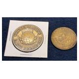 Peoples Gold Star Club & Earth Decade Coins