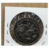 1971 Manitoba Centennial Dollar Coin