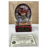 Warrick Dunn Autographed Buccaneers Card w/ COA
