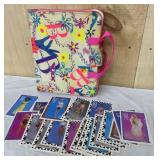 Barbie Jumbo Trading Cards & Collectors Case