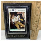 Michael Jordan Upper Deck #22 Card on Plaque