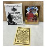 Upper Deck 23kt Diamond Stars Michael Jordan Card