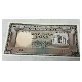 1966 South Vietnam 100 Dong Banknote