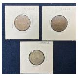 3 Coins from Korea