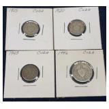 Range 1915-1946 Coins from Cuba