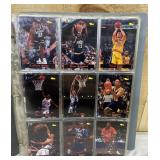 Binder Full of Basketball Cards