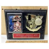 Michael Jordan Chicago Bulls Plaque w/ Card