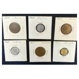 Russia, Algeria, Ceylon, Cyprus, Jordan, Guyana Co