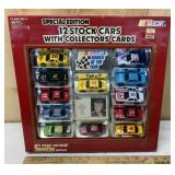 Racing Champions NASCAR 12 Stock Cars w/ Cards